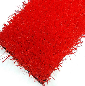 Искусственная трава Деко Color 20 мм (красная)
